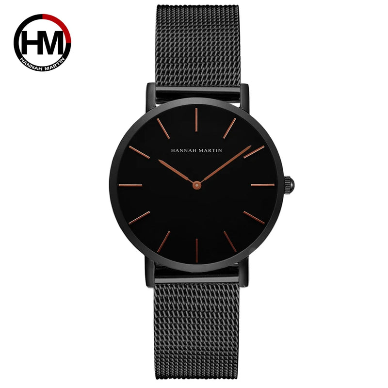 Women’s 36mm Rose Gold Minimalist Watch – Timeless Elegance for Every Occasion