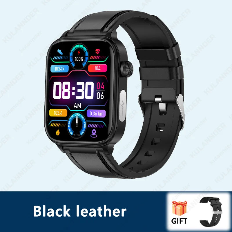 2025 New ECG+PPG Medical Grade Smartwatch Men's Lipid Uric Acid Health Monitor Women's Bluetooth Talking Health Smartwatch