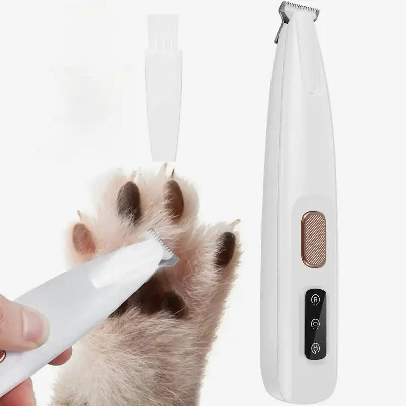 Newest Pet Paw Trimmer with Light,Fully Waterproof Pet Hair Trimmer with LED Display,Dog Cat Clippers ,Rechargeable Pet Shaver