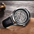 PAGANI DESIGN New Men Luxury Automatic Mechanical Watch Stainless Steel Waterproof Sports Leather Watch Relógio Masculino