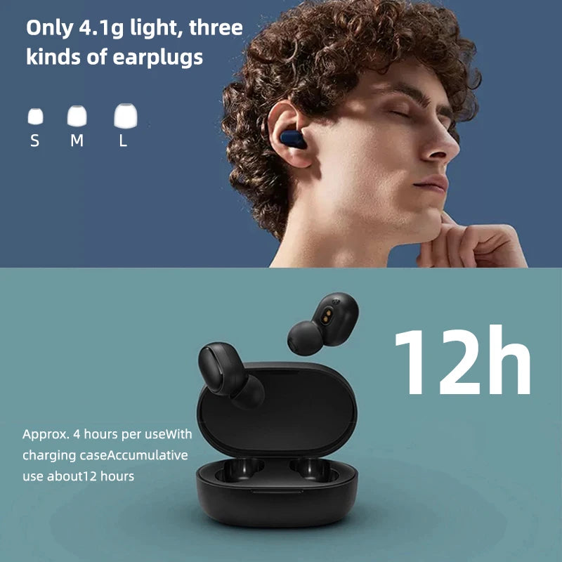 Xiaomi Redmi Airdots 2 Wireless Bluetooth Headset with Mic Earbuds