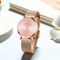 Women’s 36mm Rose Gold Minimalist Watch – Timeless Elegance for Every Occasion