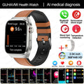 New Blood Glucose Uric Acid Body Fat Smartwatch Micro Physical Examination Five Organ Health Watches Bluetooth Call Smart Watch