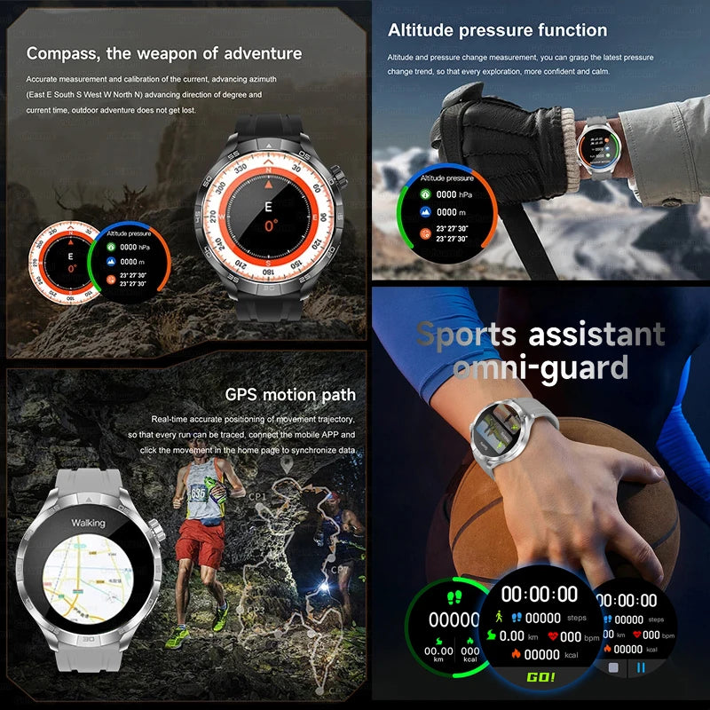 HUAWEI Sports Smartwatch – 1.85” AMOLED, GPS, NFC, Fitness