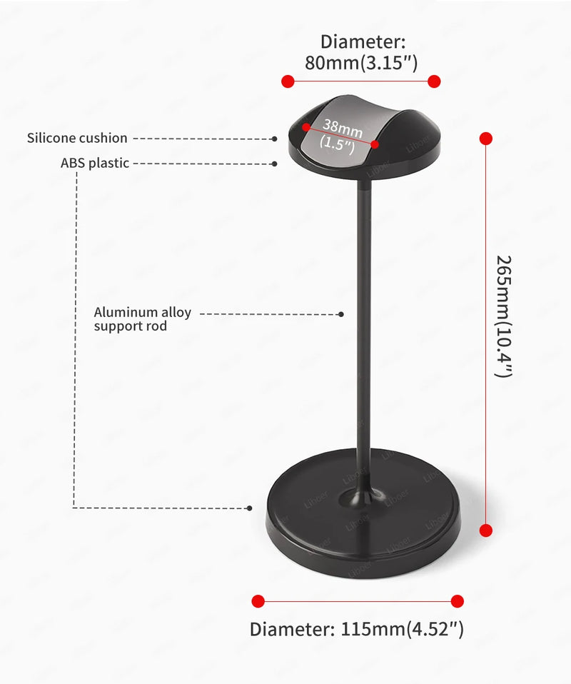 Headphone Stand for Desk Universal Gaming Headset Holder Aluminuim