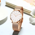 Women’s 36mm Rose Gold Minimalist Watch – Timeless Elegance for Every Occasion