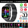 New Blood Glucose Uric Acid Body Fat Smartwatch Micro Physical Examination Five Organ Health Watches Bluetooth Call Smart Watch