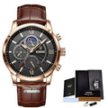 LIGE 2024 Men’s Luxury Watch – Timeless Elegance and Modern Functionality