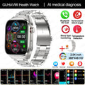 New Blood Glucose Uric Acid Body Fat Smartwatch Micro Physical Examination Five Organ Health Watches Bluetooth Call Smart Watch