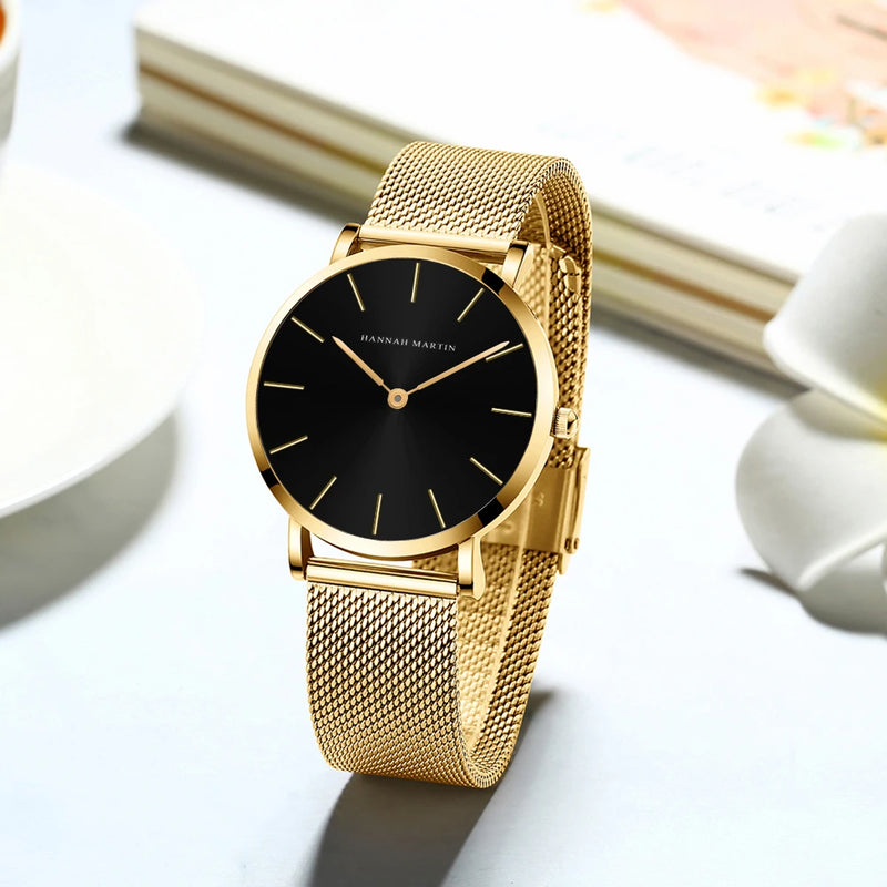 Women’s 36mm Rose Gold Minimalist Watch – Timeless Elegance for Every Occasion