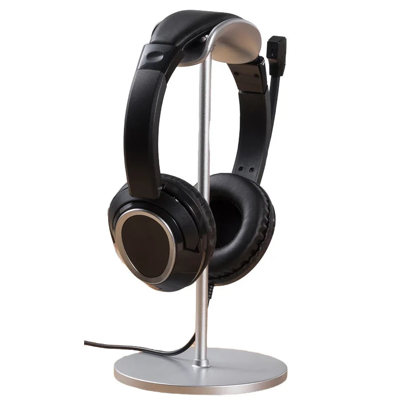 Metal Head - Mounted Headphone Stand Non-Slip Detachable Headset