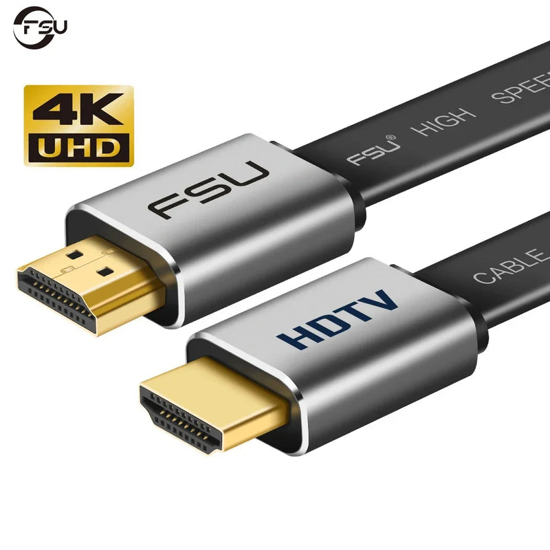 FSU HDMI - Cable 4K / 2K High Speed 2.0 Cable HDMI - 3D 1080P HD for TV PS3/4 Projector 0.5m 1m 1.5m 2m 3m