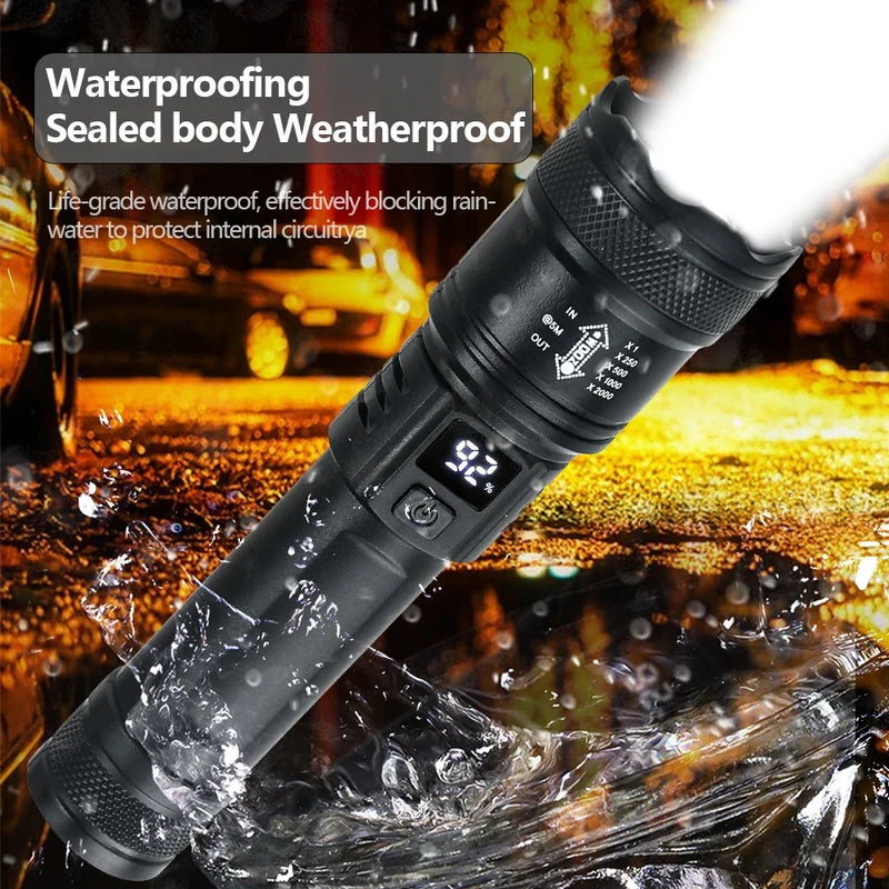 High-Powered 2000LM LED Tactical Flashlight – Your Ultimate Illumination Tool