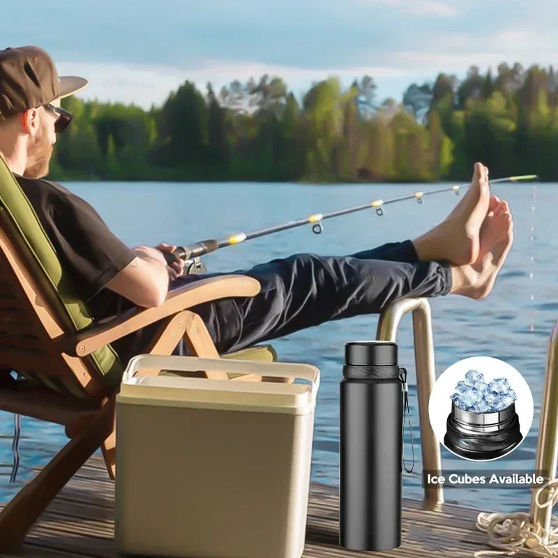 1L Thermal Water Bottle – Keep Drinks Hot or Cold All Day