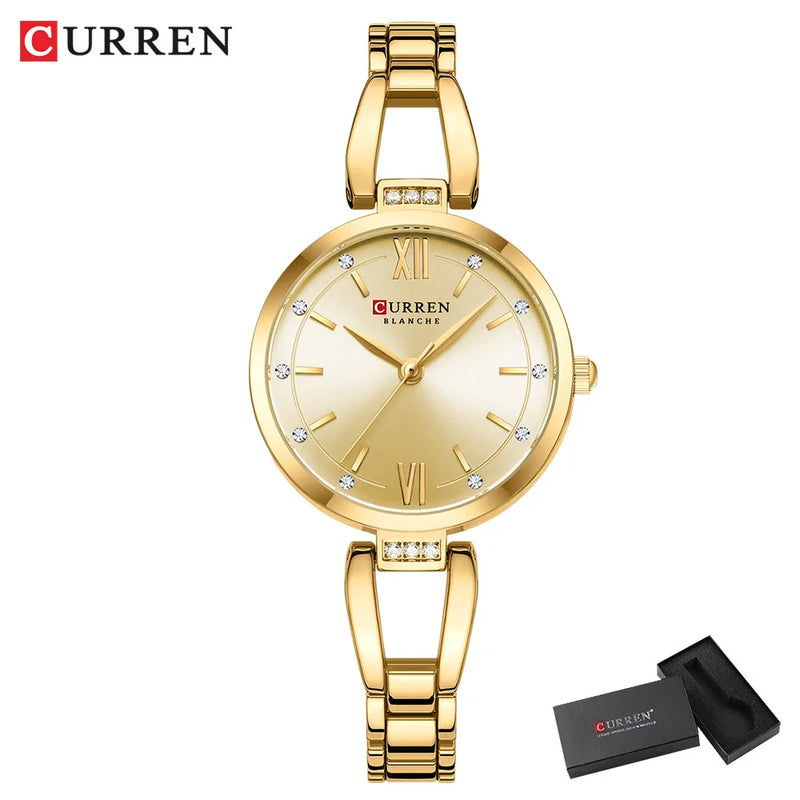 CURREN Luxury Women’s Quartz Watch – A Sparkling Statement of Elegance