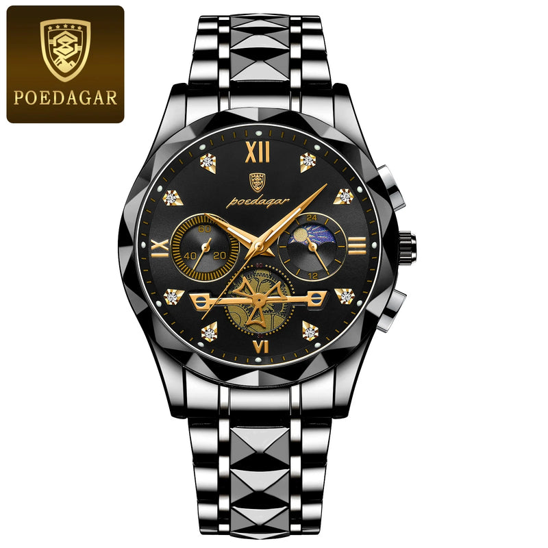 POEDAGAR Luxury Men’s Wristwatch – Style, Functionality, and Durability