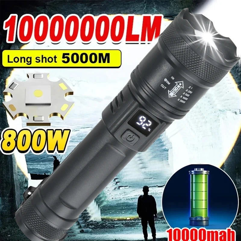 High-Powered 2000LM LED Tactical Flashlight – Your Ultimate Illumination Tool