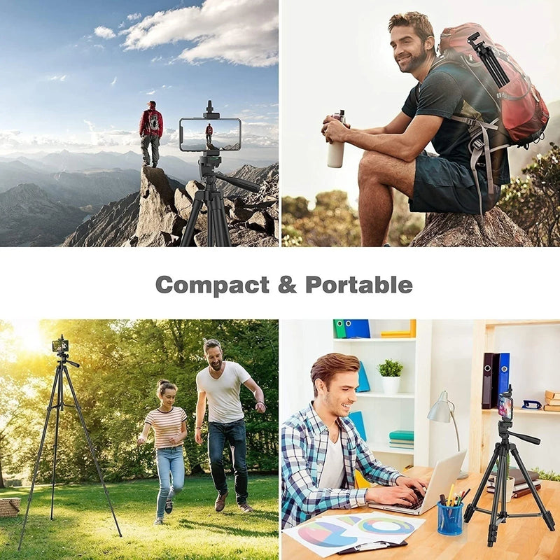 Tripod For Phone 100cm, Video Recording, Phone, Tripod Stand with Bluetooth Remote Universal, Camera, Phone, Photography Stand.