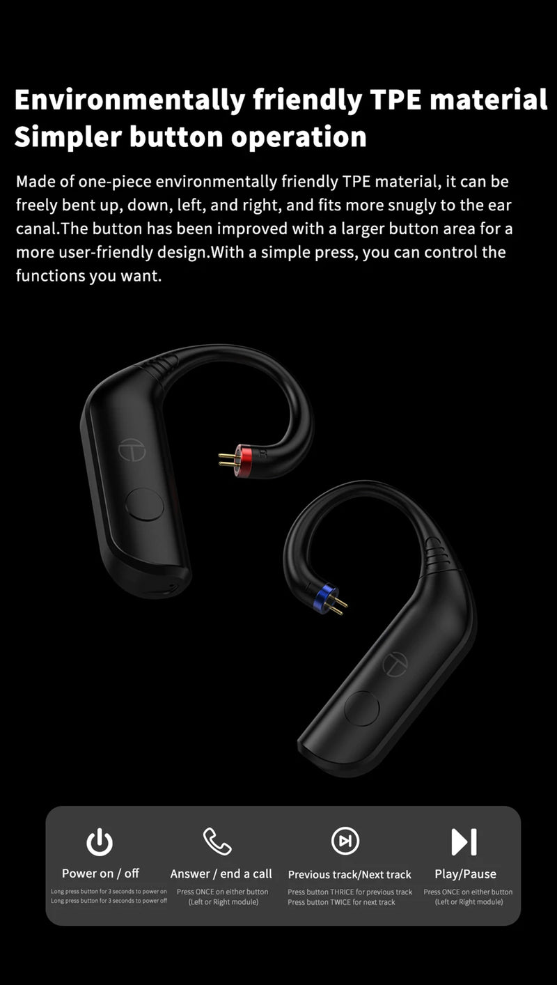 Wireless Bluetooth 5.3 HIFI Earphones Module Upgrade Cable