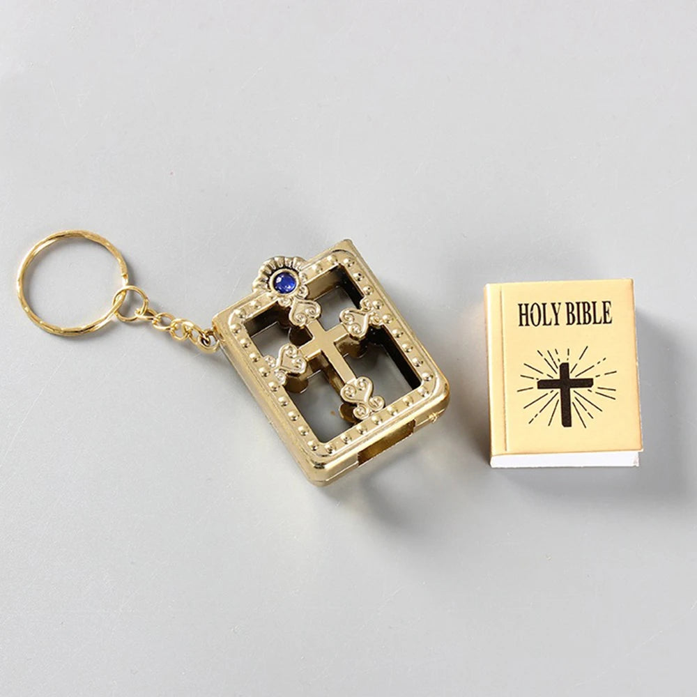 Mini Biblie Sfântă breloc – Cadou Creștin pentru Credincioși
