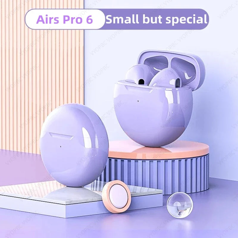 Air Pro 6 TWS Wireless Headphones Fone Bluetooth Earphones