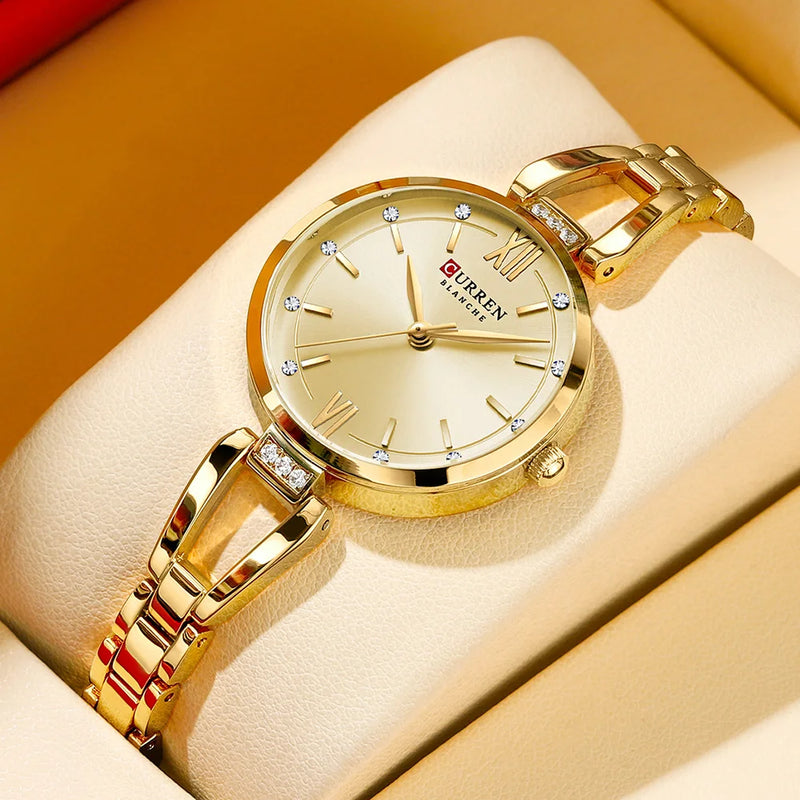 CURREN Luxury Women’s Quartz Watch – A Sparkling Statement of Elegance