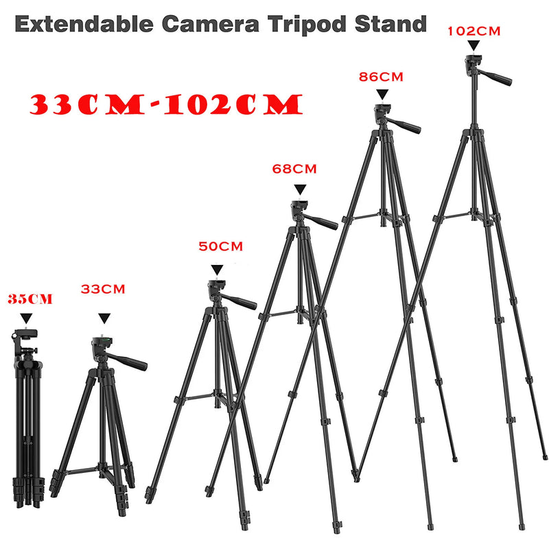 Tripod For Phone 100cm, Video Recording, Phone, Tripod Stand with Bluetooth Remote Universal, Camera, Phone, Photography Stand.