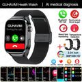 New Blood Glucose Uric Acid Body Fat Smartwatch Micro Physical Examination Five Organ Health Watches Bluetooth Call Smart Watch