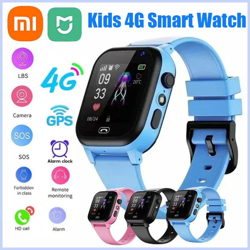 Kids 4G Smart Watch SOS GPS Location Sim Card Call Child SmartWatch