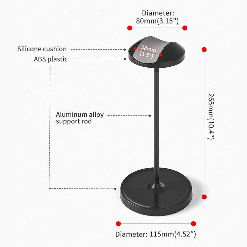 Headphone Stand for Desk Universal Gaming Headset Holder Aluminuim