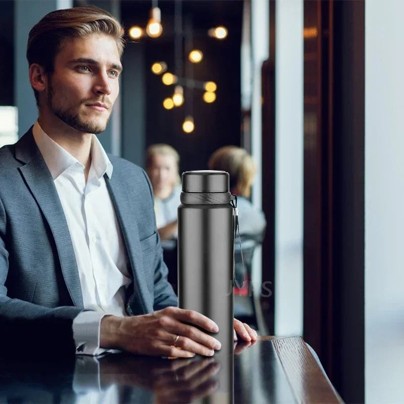 1L Thermal Water Bottle – Keep Drinks Hot or Cold All Day