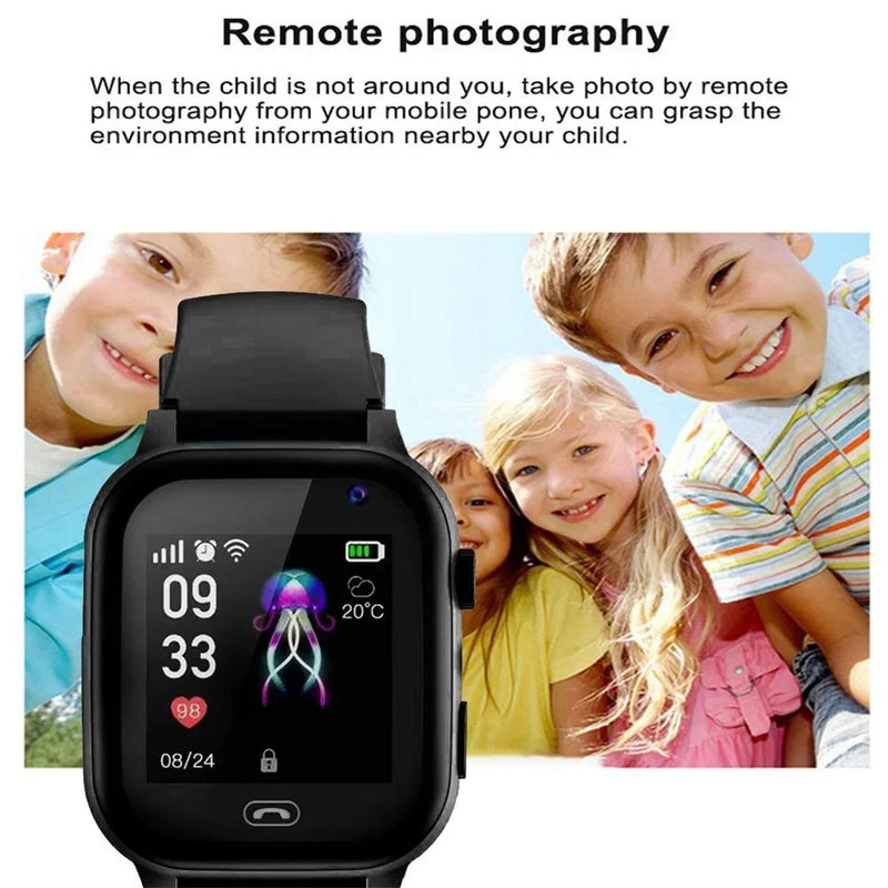 Kids 4G Smart Watch SOS GPS Location Sim Card Call Child SmartWatch