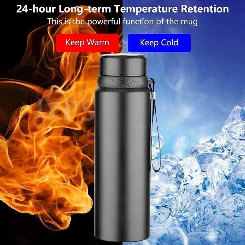 1L Thermal Water Bottle – Keep Drinks Hot or Cold All Day